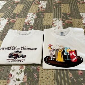 Men’s T shirts two (2)